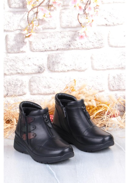 Z014 Rahat Esnek Kaymaz Taban Yumuşak Hakiki Deri Kadın Bot indirimleri