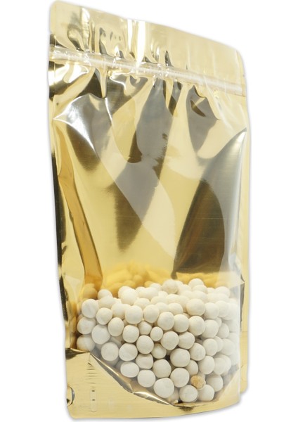 20*30*10 Gold Metalize Kilitli Doypack 50 Adet