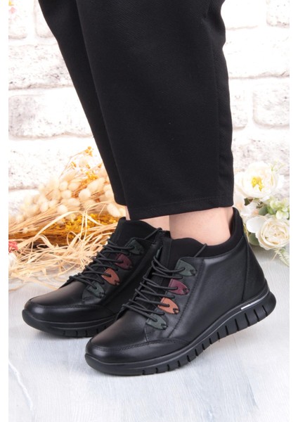 Z433 Rahat Esnek Kaymaz Taban Yumuşak Hakiki Deri Kadın Bot fiyatları