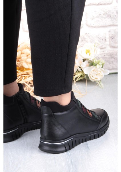 Z433 Rahat Esnek Kaymaz Taban Yumuşak Hakiki Deri Kadın Bot fırsatları