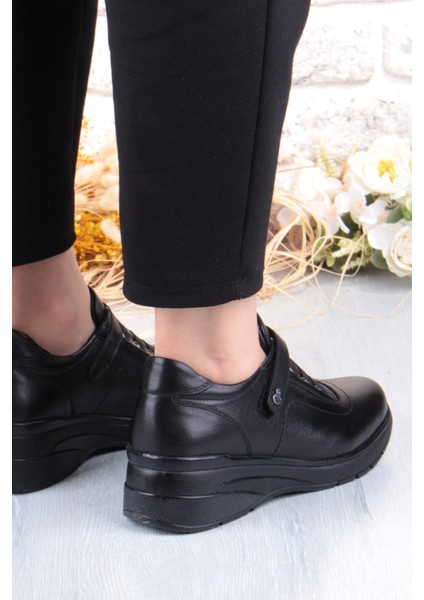 Z010 Comfort Yumuşak Esnek Kauçuk Kaymaz Taban Hakiki Deri Kadın Ayakkabı fırsatları
