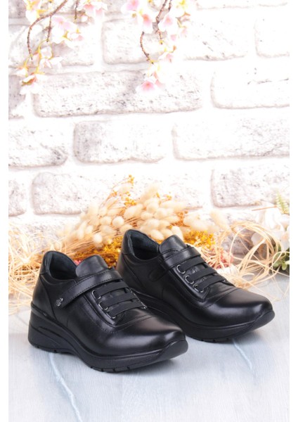 Z010 Comfort Yumuşak Esnek Kauçuk Kaymaz Taban Hakiki Deri Kadın Ayakkabı indirimleri