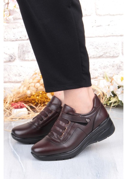 Z010 Comfort Yumuşak Esnek Kauçuk Kaymaz Taban Hakiki Deri Kadın Ayakkabı fiyatları