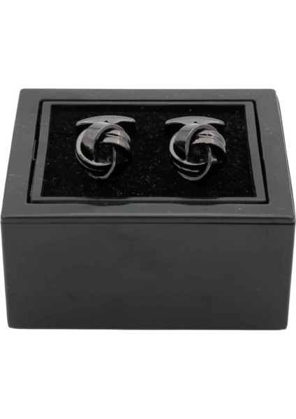 Parlak Siyah Lüx Kol Düğmesi modelleri