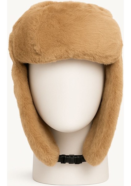 Unisex Kürklü Kışlık Trapper Şapka – Soğuktan Koruyan Kulaklıklı Bere