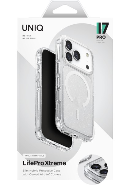 Iphone 17 Pro Kılıf Lifepro Xtreme Airlite™ Köşe Teknolojisi Magsafe Kapak