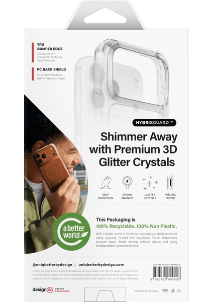 Iphone 17 Pro Kılıf Lifepro Xtreme Airlite™ Köşe Teknolojisi Magsafe Kapak