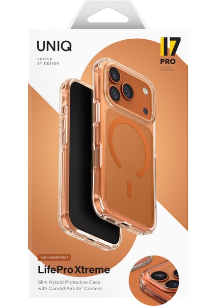 Iphone 17 Pro Kılıf Lifepro Xtreme Airlite™ Köşe Teknolojisi Magsafe Kapak