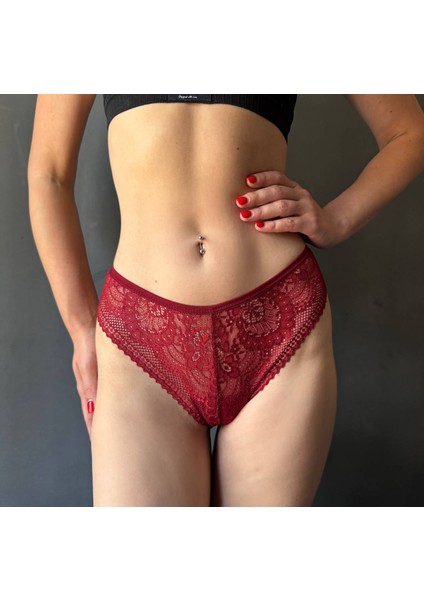 Lingerie Dantelli Slip Külot – 5 Renk Seçenekli fırsatları