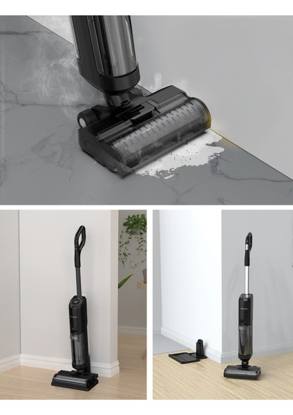 Flomo-S Dikey Şarjlı Süpürge – 4’ü 1 Arada Temizlik Robotu