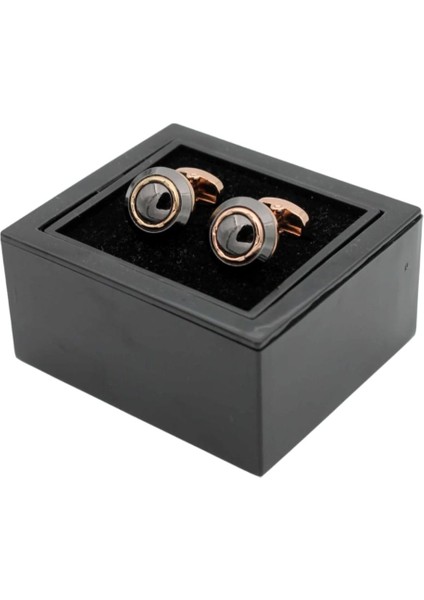 Rose Siyah Lüx Kol Düğmesi modelleri