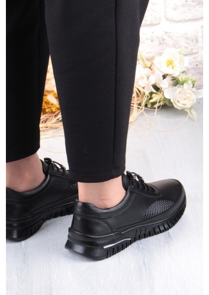 9407 Comfort Yumuşak Esnek Kauçuk Kaymaz Taban Hakiki Deri Kadın Ayakkabı fırsatları