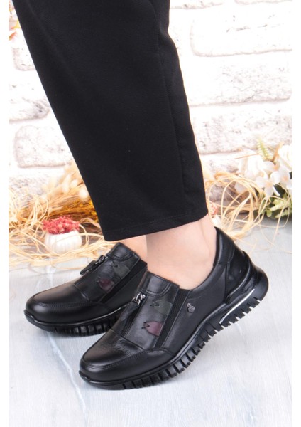 Z006 Comfort Yumuşak Esnek Kauçuk Kaymaz Taban Hakiki Deri Kadın Ayakkabı fiyatları