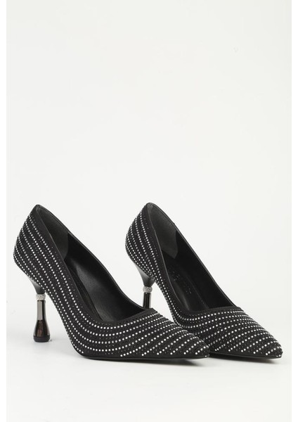 Siyah Kadın Topuklu Ayakkabı PC-55010