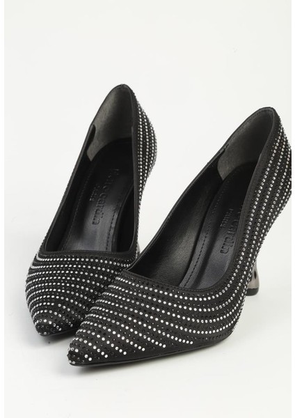 Siyah Kadın Topuklu Ayakkabı PC-55010 modelleri