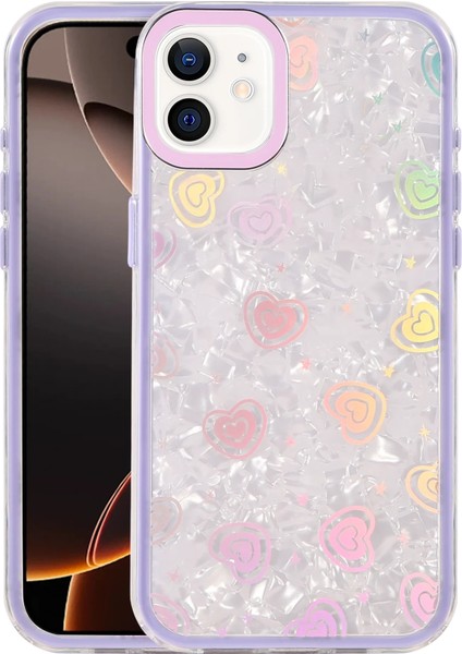 Apple iPhone 11 Astra Desenli Kapak – Slim, Zarif & Şık Tasarım, Modern Koruma - Mor indirimleri