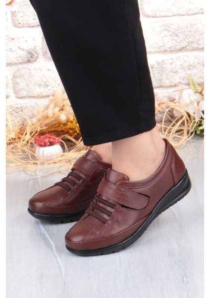 7679 Comfort Yumuşak Esnek Kauçuk Kaymaz Taban Hakiki Deri Kadın Ayakkabı fiyatları