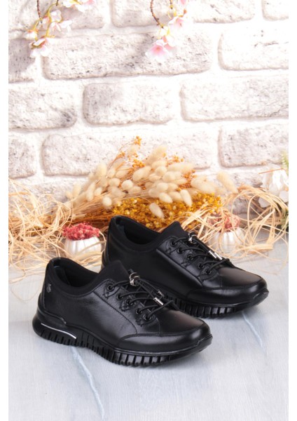 9513 Comfort Yumuşak Esnek Kauçuk Kaymaz Taban Hakiki Deri Kadın Ayakkabı indirimleri