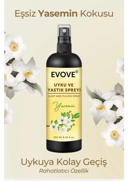 Yasemin Uyku ve Yastık Spreyi Rahatlatıcı Uyku ve Dinlenme Spreyi Sleep And Pillow Spray 250 ml fiyatları