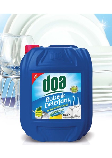 Doa Sıvı Bulaşık Deterjanı Limon Kokulu 4 kg fiyatları
