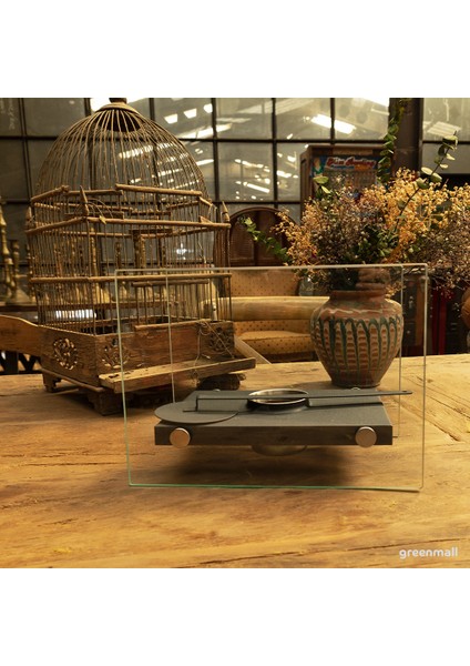 Masa Tipi Bioethanol Şömine Gümüş fırsatları