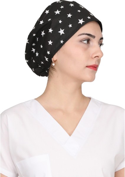 3'ü Bir Arada Aşçı Cerrahi Bone Hastane Anne Bone Iş Bandanası Tesettür Bonesi Gtb fırsatları