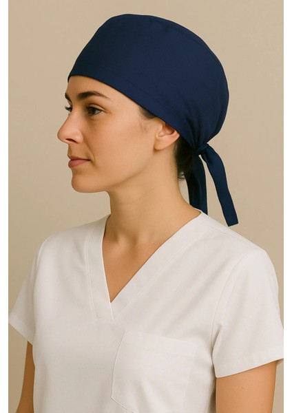 3'ü Bir Arada Doktor Hemşire Aşçı Cerrahi Bone Hastane Anne Bone Iş Bandanası Tesettür Bonesi Gtb 2 fırsatları