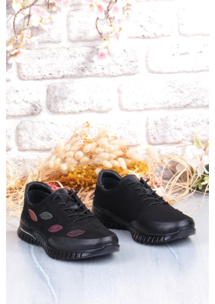 9406 Comfort Yumuşak Esnek Kauçuk Kaymaz Taban Hakiki Deri Kadın Ayakkabı indirimleri