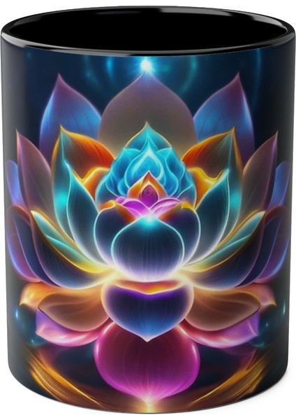 Lotus Çiçekleri Baskılı Kupa Bardak