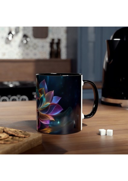 Lotus Çiçekleri Baskılı Kupa Bardak