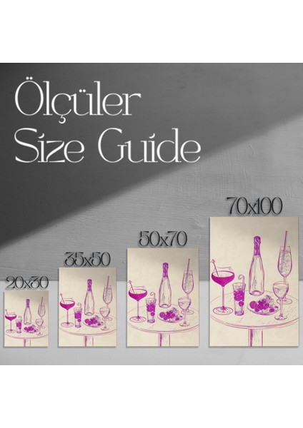 Mor Tonlarda Illüstrasyon Tablosu modelleri