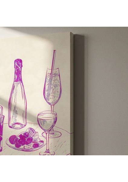 Mor Tonlarda Illüstrasyon Tablosu indirimleri