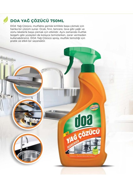 Doa Yağ Çözücü Sprey 750ML fiyatları