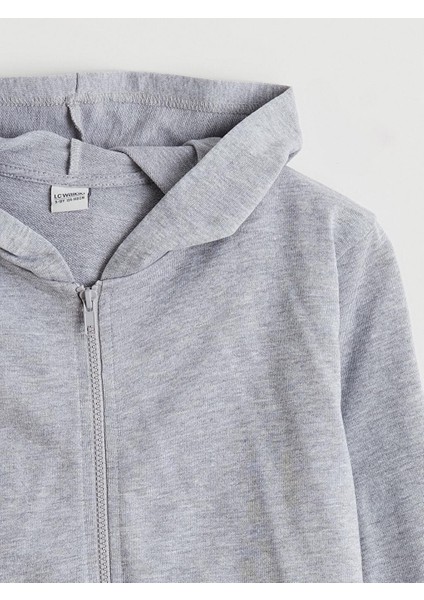 Kapüşonlu Erkek Çocuk Fermuarlı Sweatshirt (W5) fiyatları