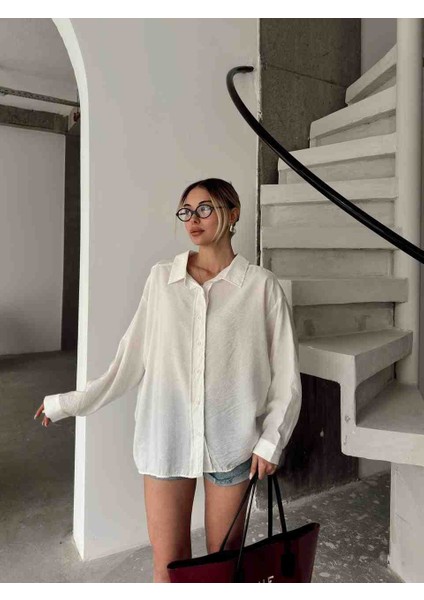 Oversize Kadın Gömlek