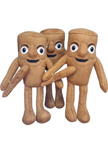 Tung Tung Sahur Peluş Oyuncak 35 cm 1 Adet Sevimli ve Yumuşacık Peluş Karakter