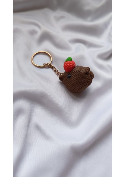 Örgü Desenli Kapibara Anahtarlık (Plastik) fiyatları