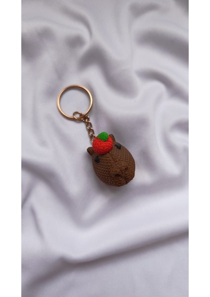 Örgü Desenli Kapibara Anahtarlık (Plastik) modelleri