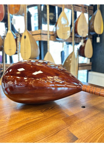 Kısa Sap Yarı Profesyonel Maun Bağlama 40 Tekne Jak Girişli modelleri