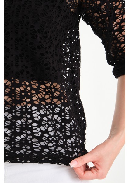 Polo Yaka Dantel Bluz indirimleri