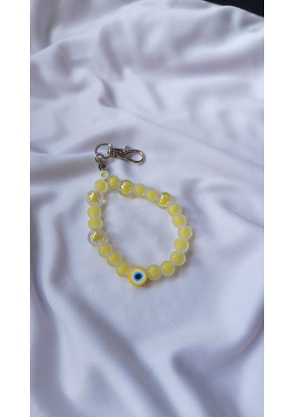 Sarı Nazar Boncuklu Charm – Zarafetin ve Korumanın Buluşması modelleri
