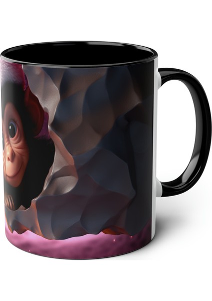 Sevimli Maymun Temalı Baskılı Kupa Bardak fiyatları