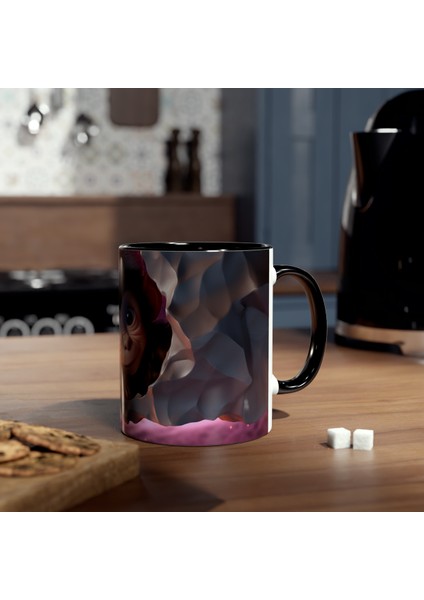 Sevimli Maymun Temalı Baskılı Kupa Bardak