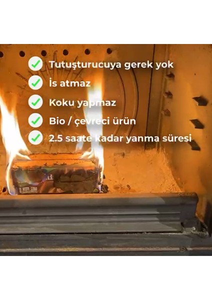 Lüx Şömine Odunu (Tekli) fırsatları