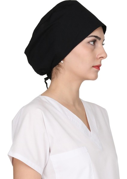 3'ü Bir Arada Doktor Hemşire Aşçı Cerrahi Bone Hastane Anne Bone Iş Bandanası Tesettür Bonesi Gtb4 fırsatları