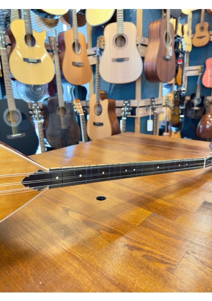 Kısa Sap Üst Seri Tam Profesyonel Ardıç Bağlama 41 Tekne indirimleri