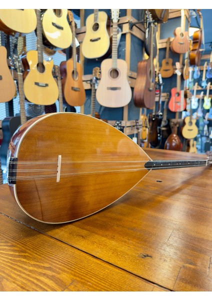 Kısa Sap Üst Seri Tam Profesyonel Ardıç Bağlama 41 Tekne