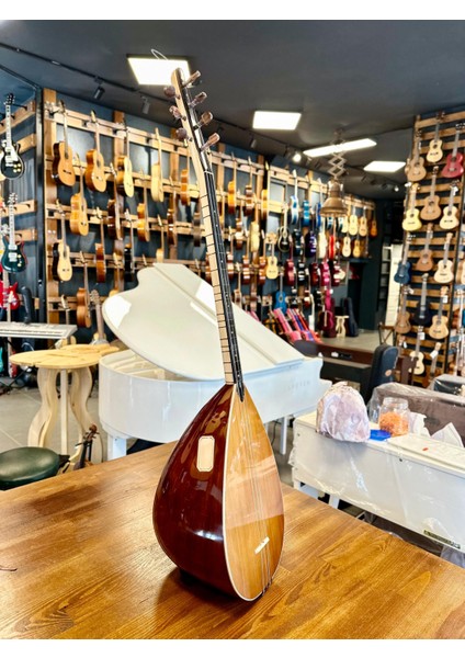 Kısa Sap Üst Seri Tam Profesyonel Ardıç Bağlama 41 Tekne