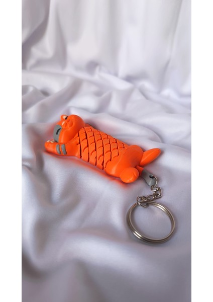 Kedi Anahtarlık Çanta Süsü Charm - Turuncu fiyatları