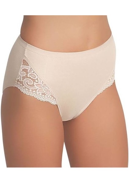 Kadın Ten 12'li Modal Dantelli Külot